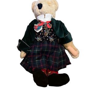 Vintage Cornelius Vanderbear "A‎ Highland Fling" Bear nwt (1993)